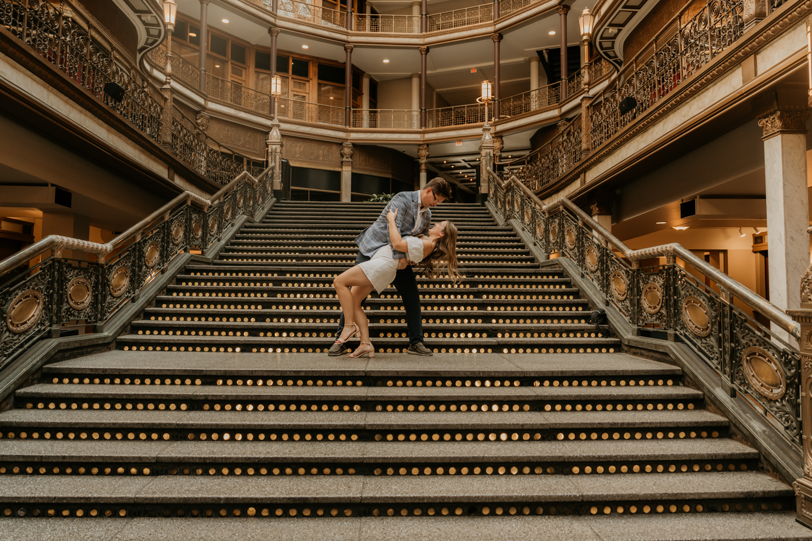 A Golden Love Story: John & Cass’s Engagement Session