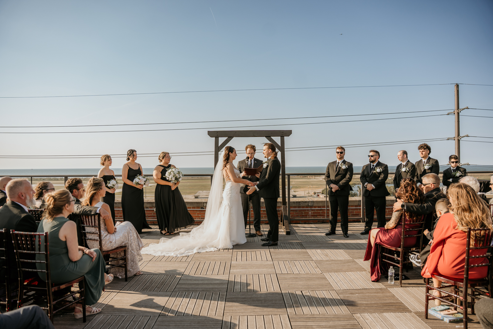 A Rooftop Love Story: Kristen & Austin’s Wedding Day Magic