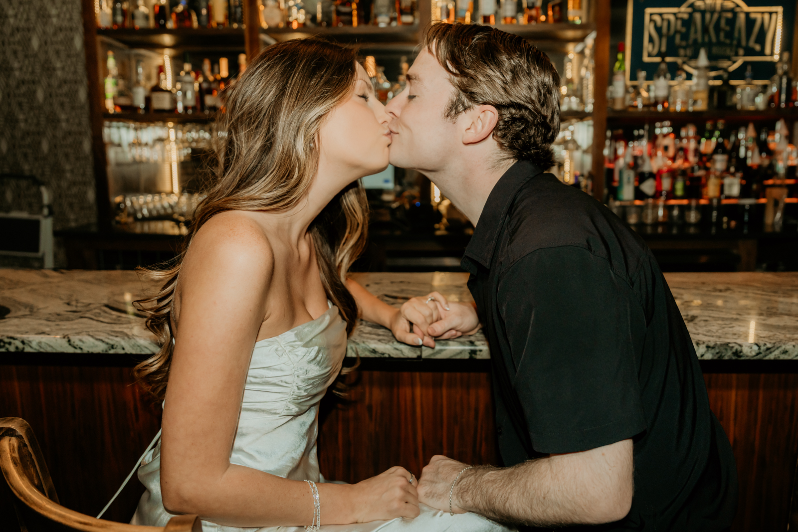 Milkshakes, Arcade Games & Romance | Alexis & Gavin’s Downtown Cuyahoga Falls Engagement Sneak Peek