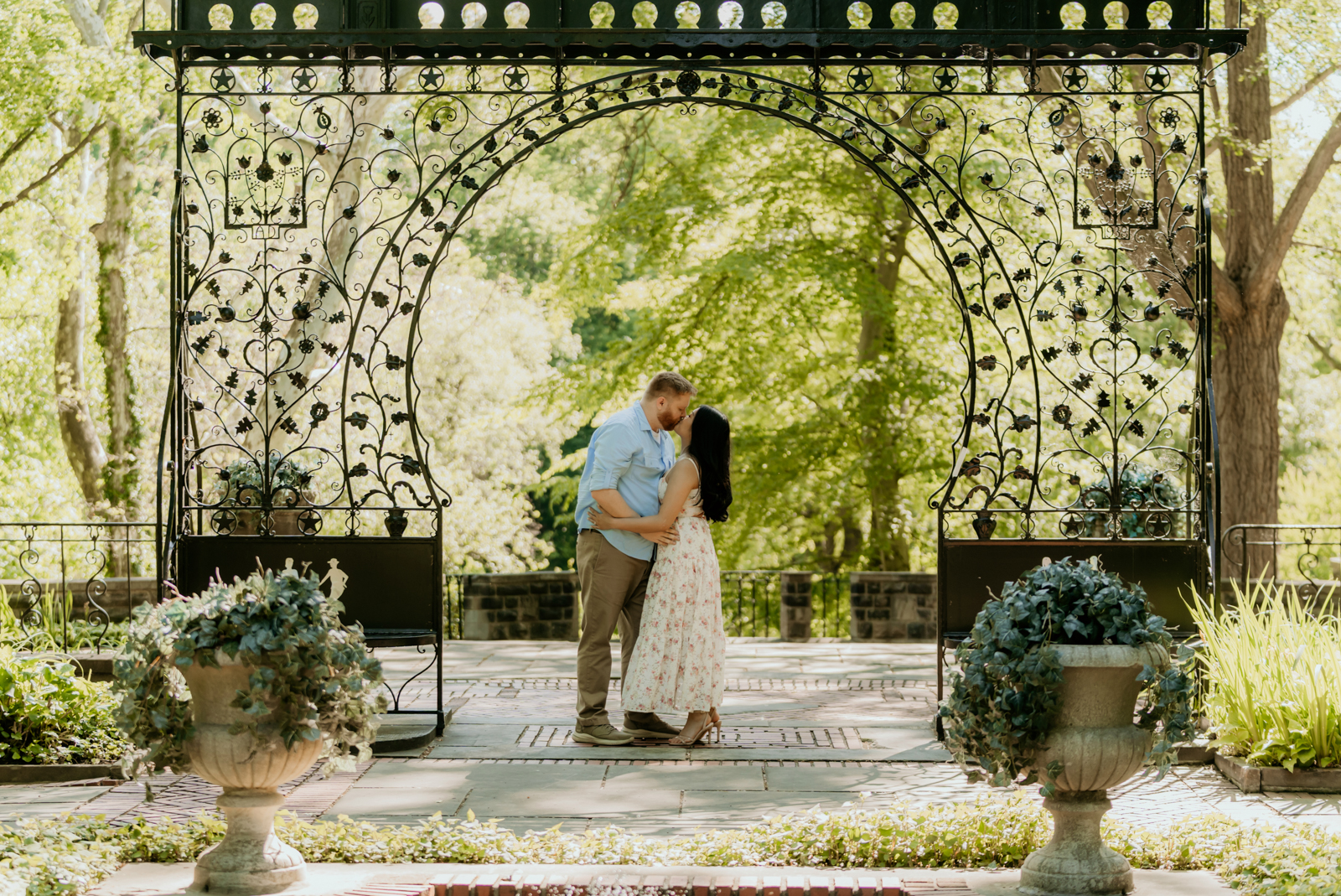 Sweet Moments & Wedding Day Dreams | Rachael & Brandon’s Engagement Sneak Peeks at the Cleveland Cultural Gardens